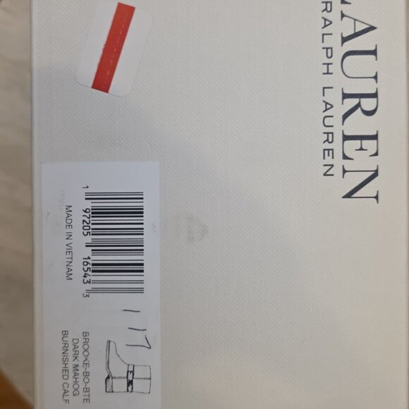 Lauren Ralph Lauren Women's Brooke Leather Heel Booties 10B - D05 - Picture 4 of 4